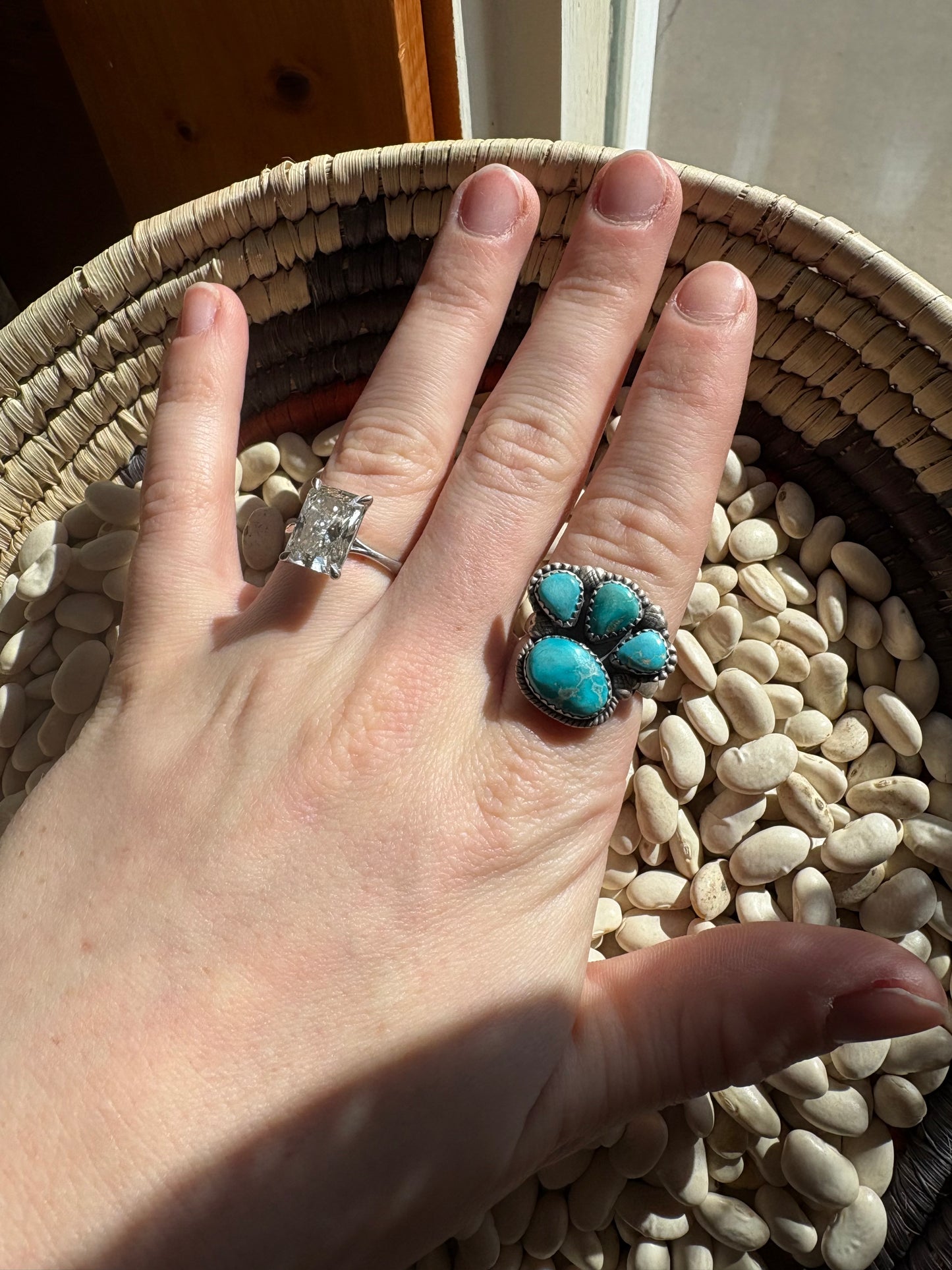 Blue Sonoran Cluster Ring
