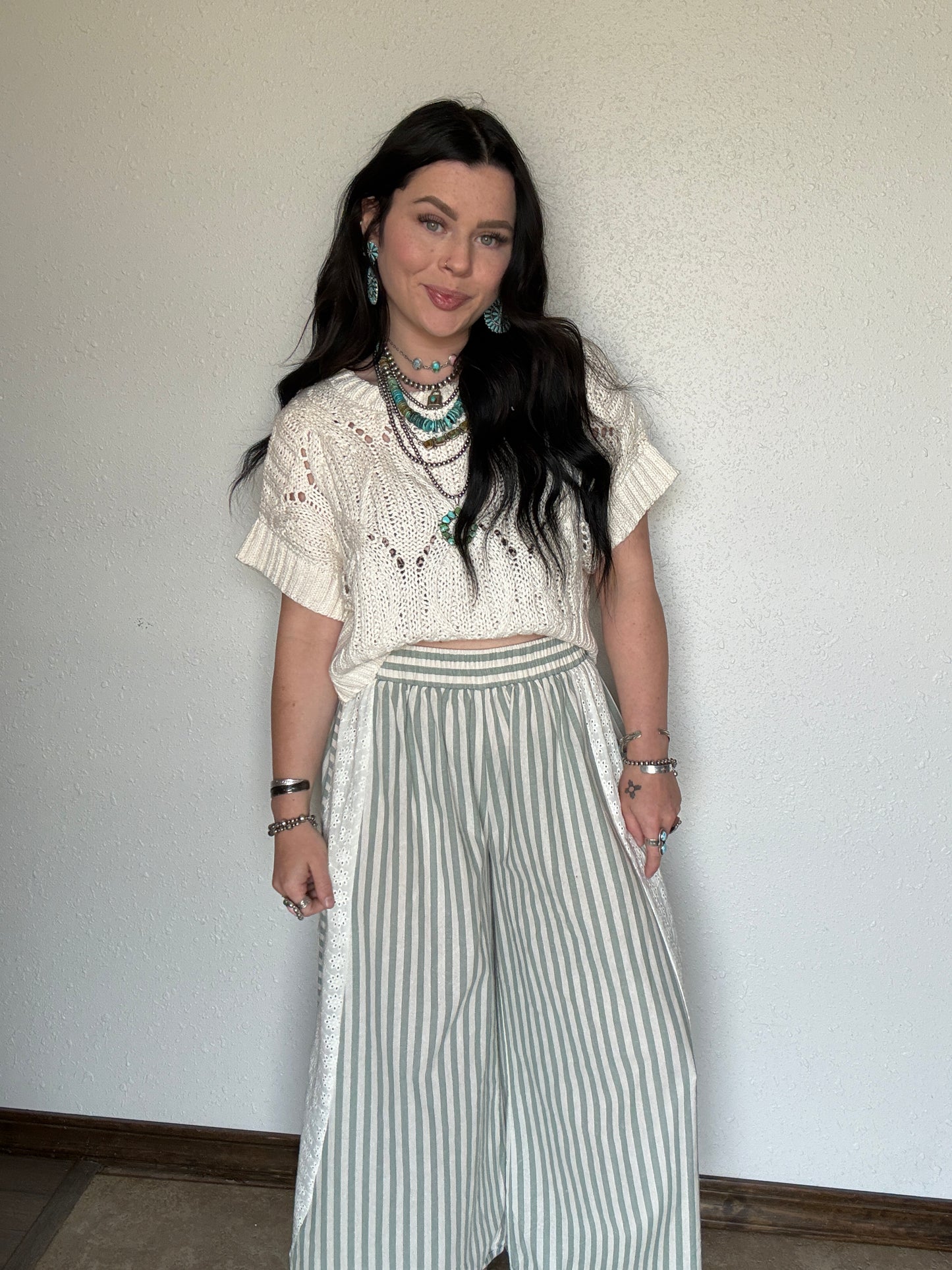 The Missy Crochet Top *Cream