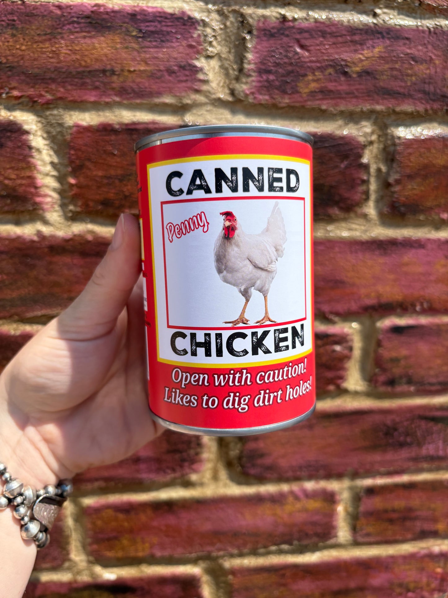 Canned Chicken Animal Plush