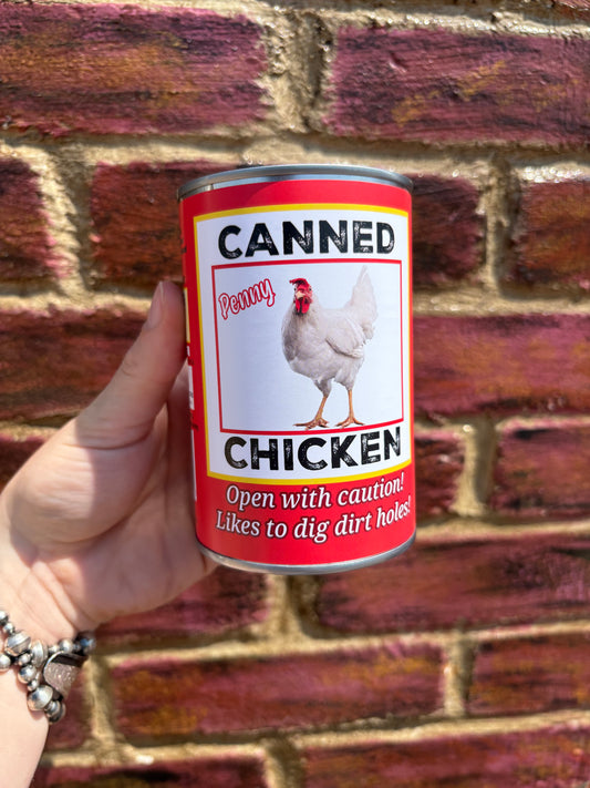 Canned Chicken Animal Plush