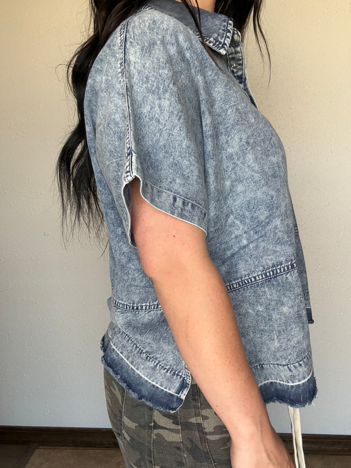 The Mane Denim Top