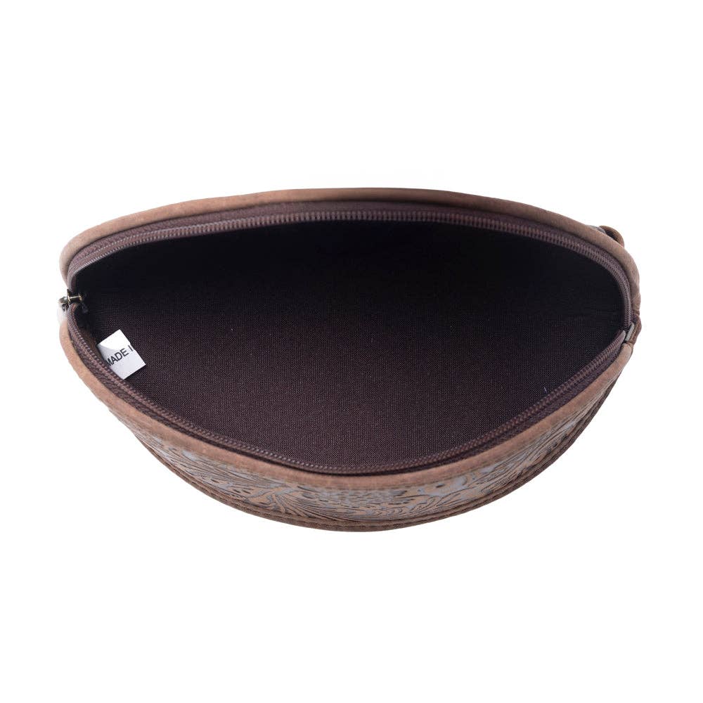 Silver Creek Embossed Leather Sunglass Case
