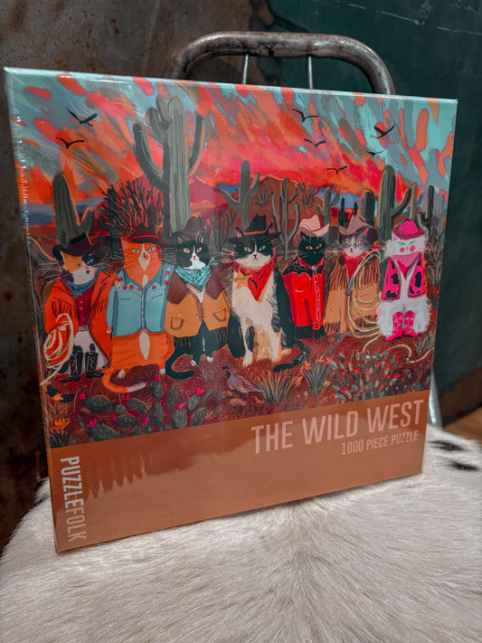 The Wild West 1000 Piece Puzzle