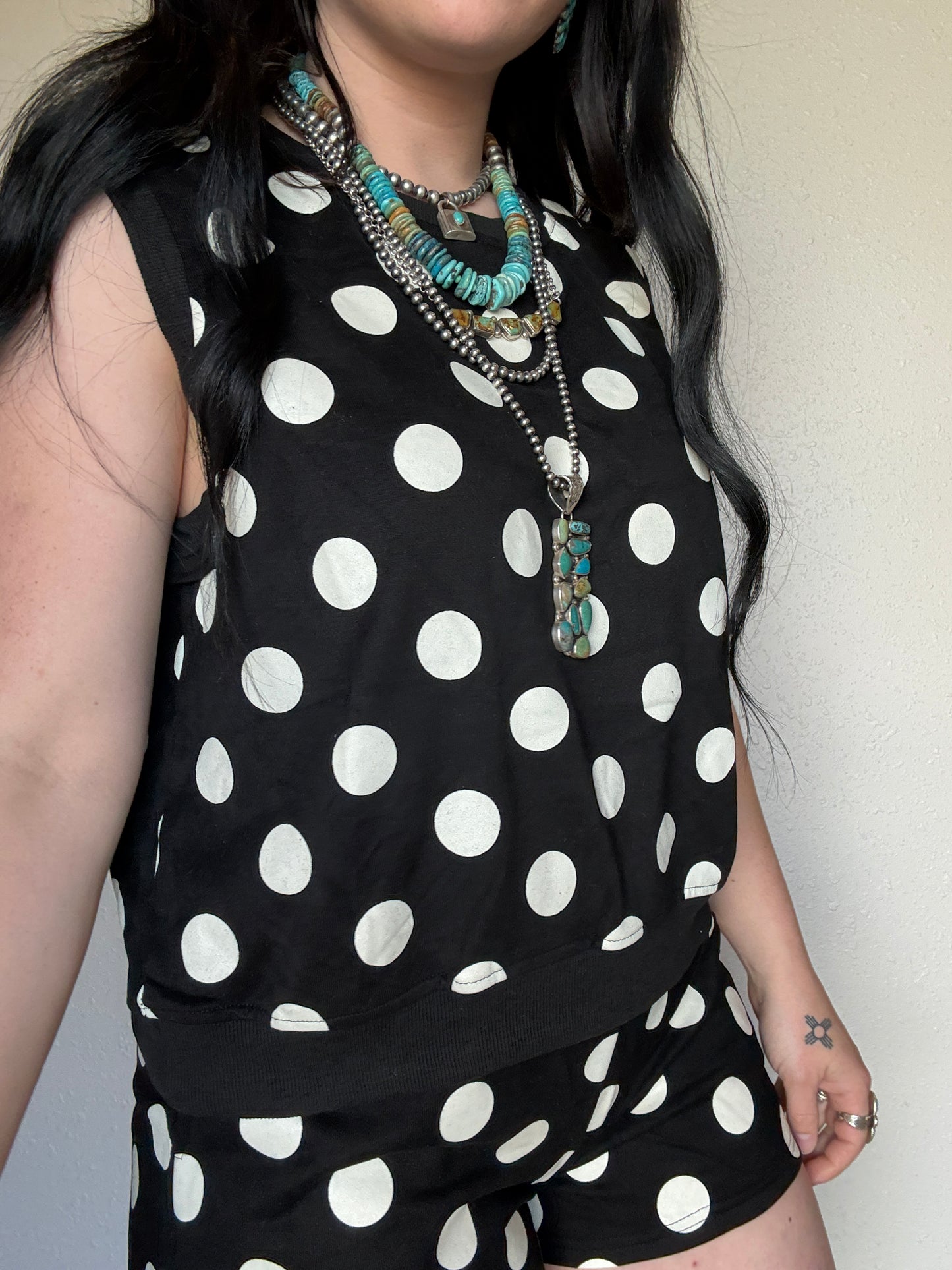 The Avery Polka Dot Lounge Set