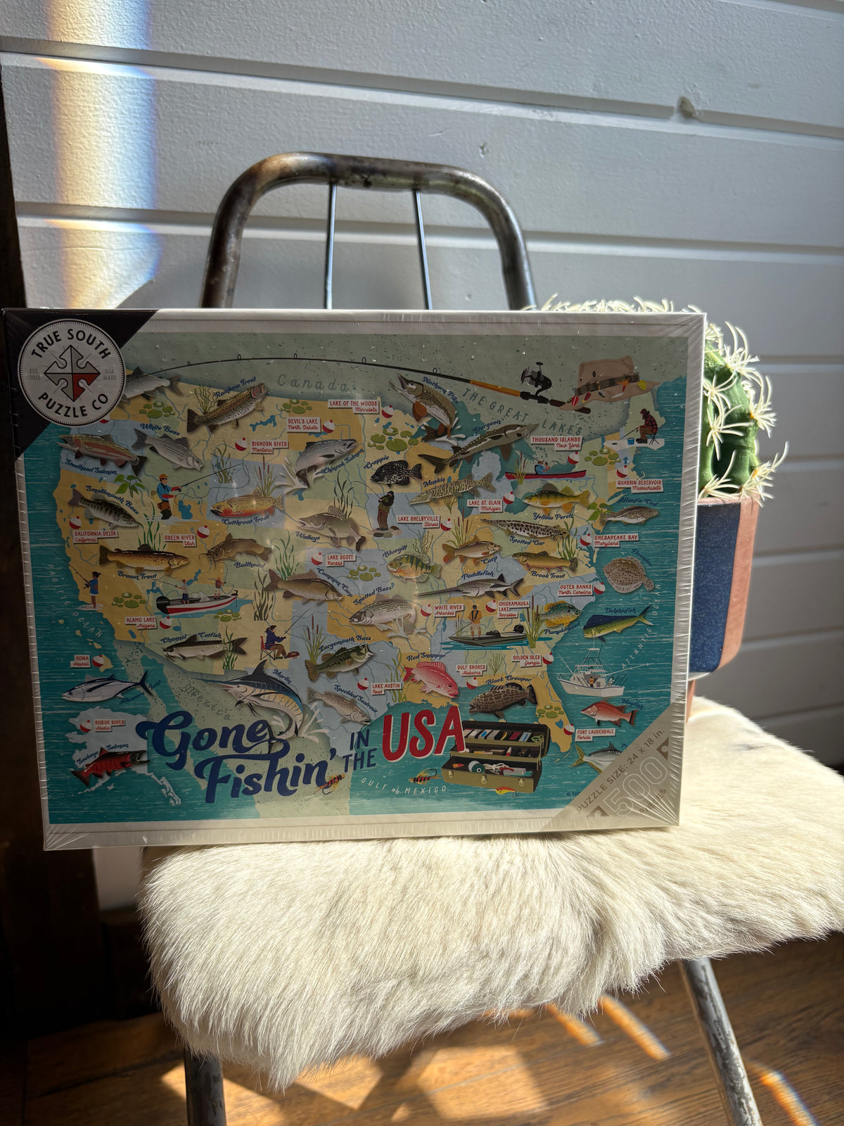 Gone Fishin’ 500 Piece Puzzle