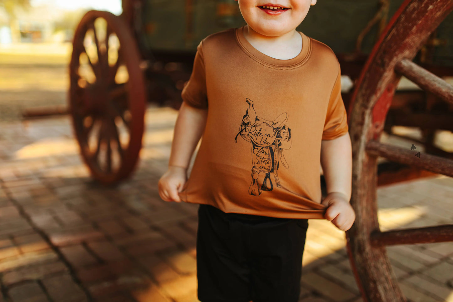 Ranchy Rascals Short+Tee *Saddle