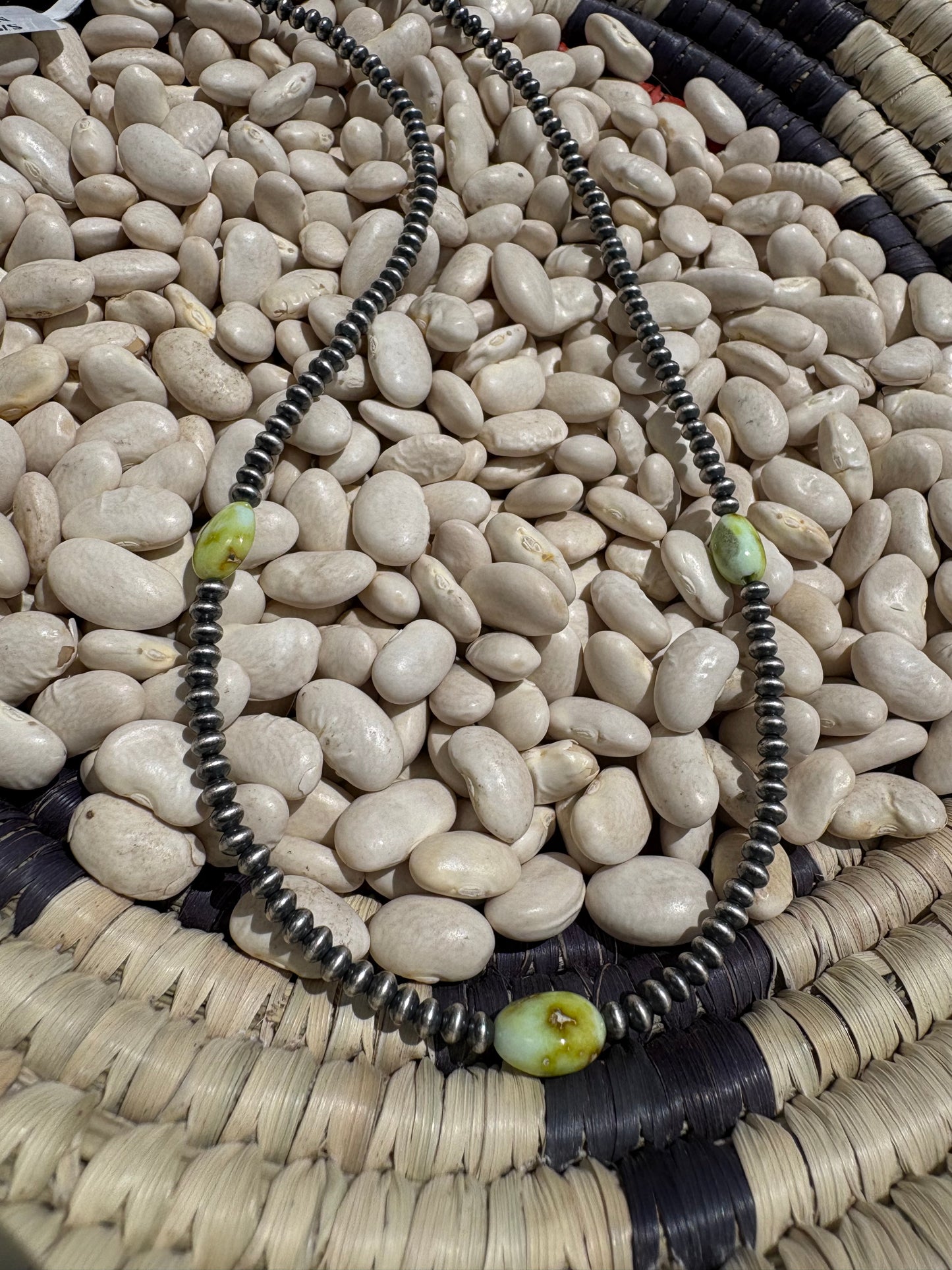 Sterling Silver & Palomino Necklace