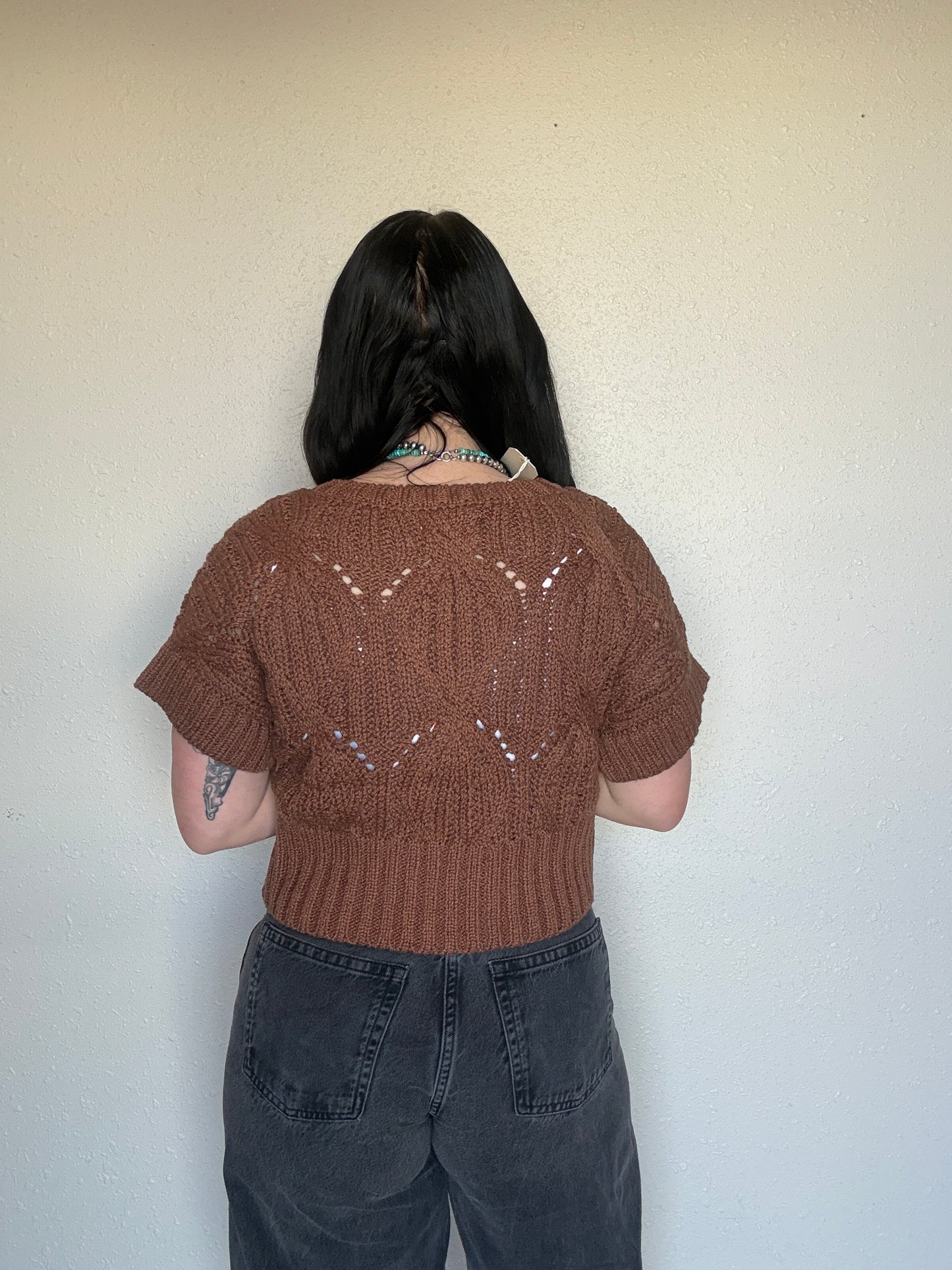The Missy Crochet Top *Chocolate