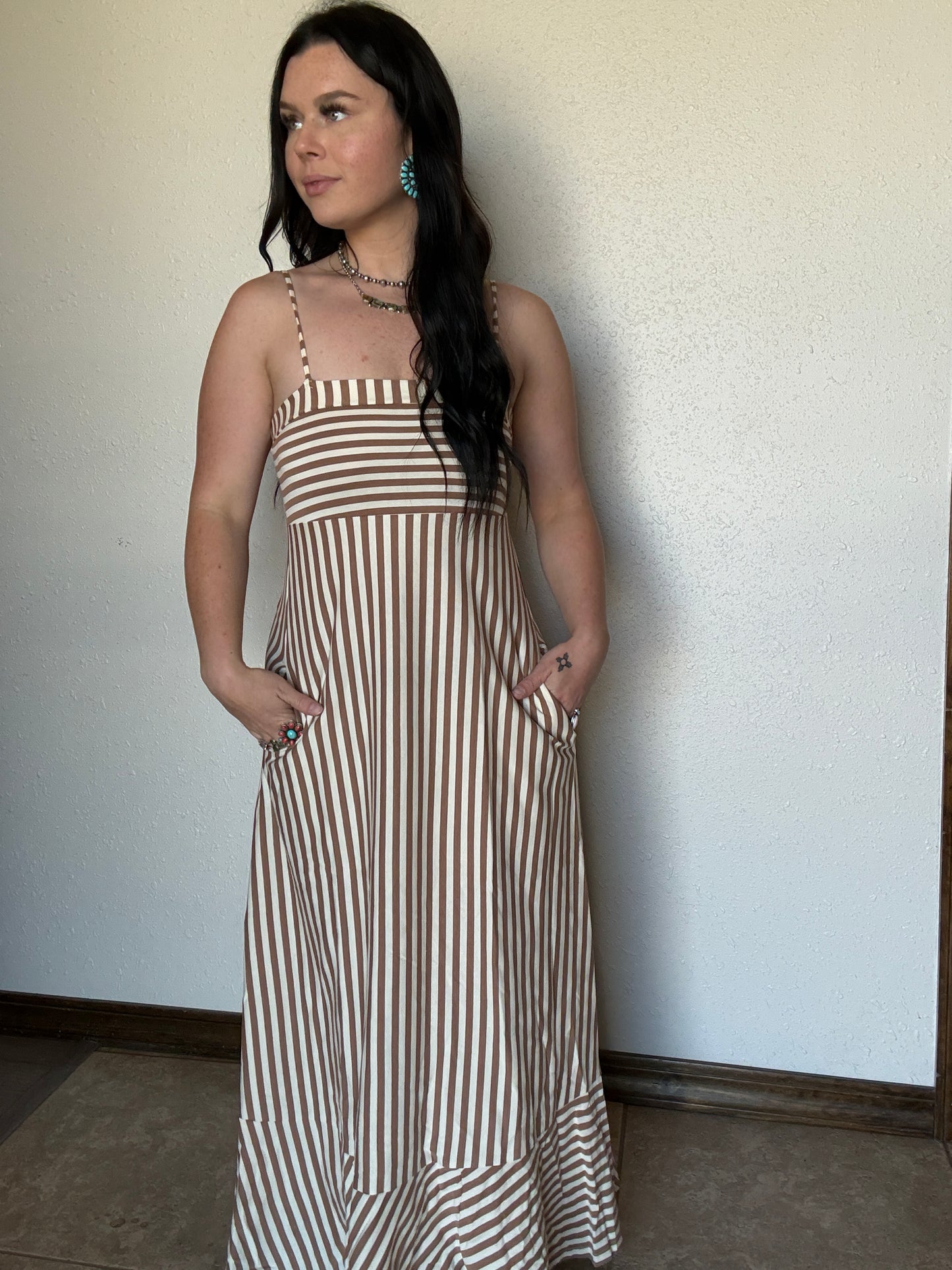 The Funnel Cake Maxi Dress