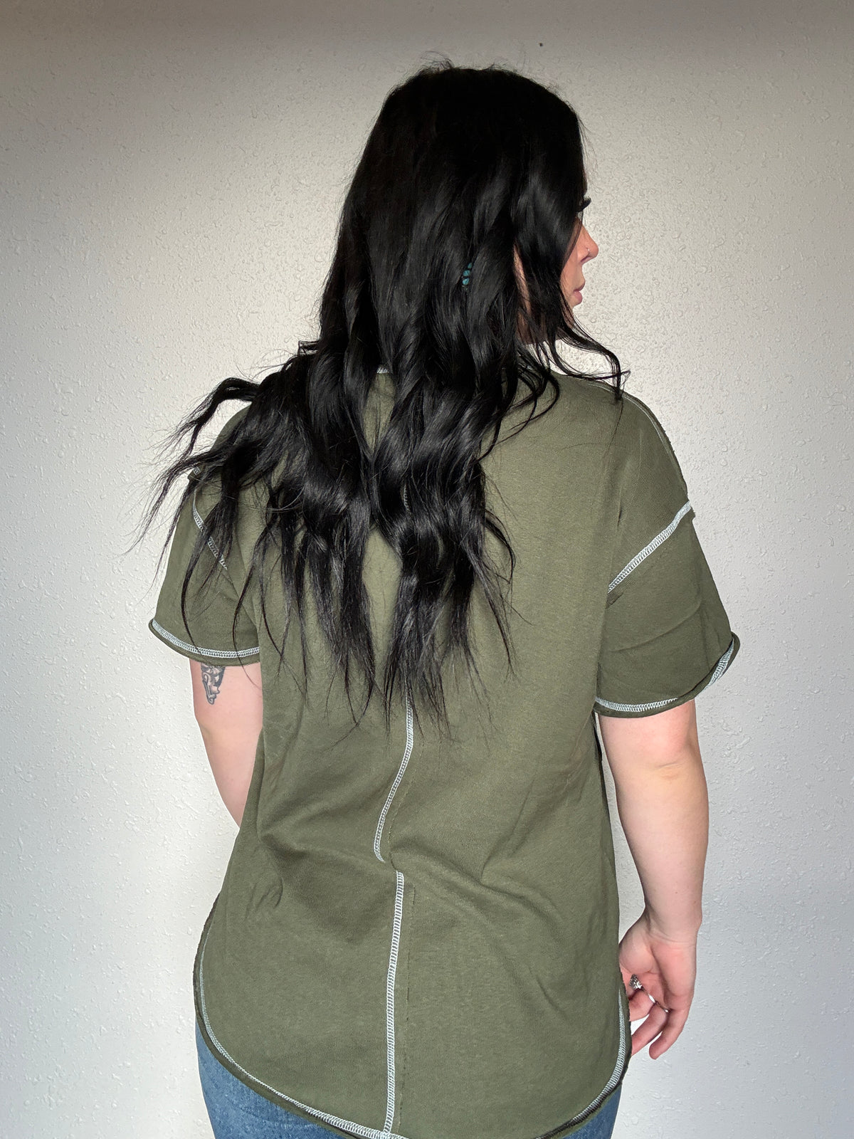 Stare-down Stitch Tee