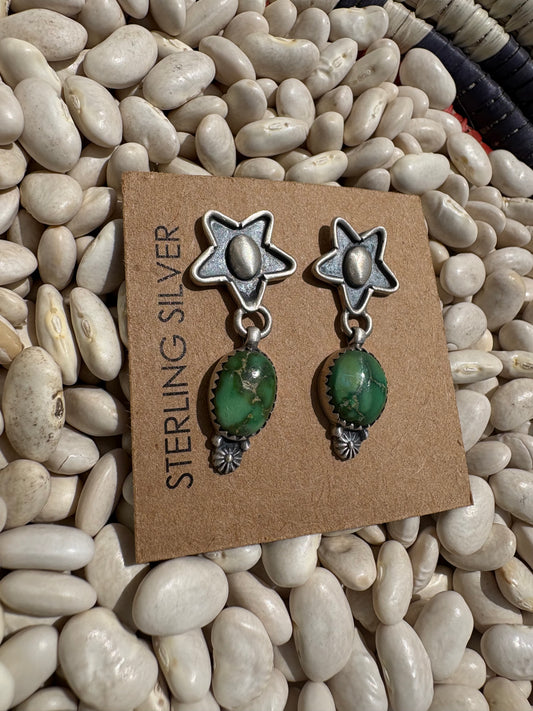 Green Sonoran Star Dangles