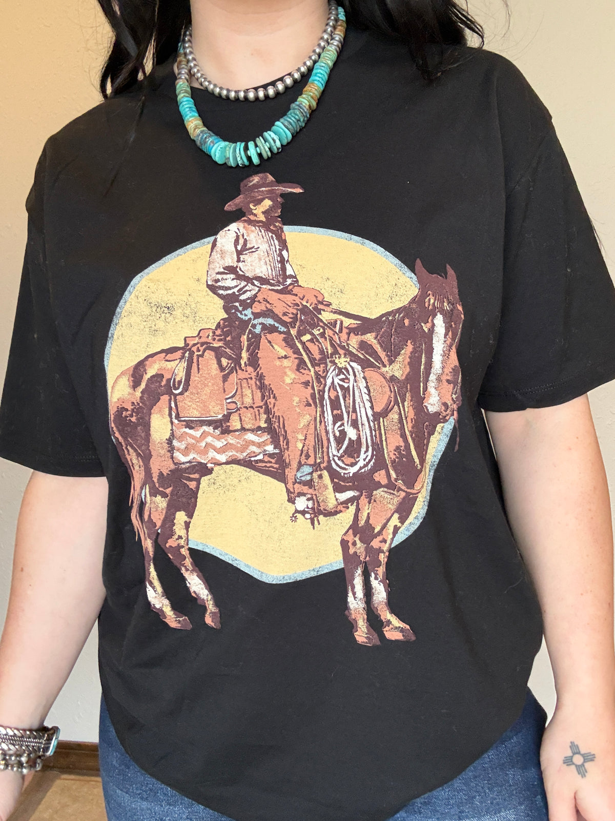 The Wild West Cowboy Graphic Tee