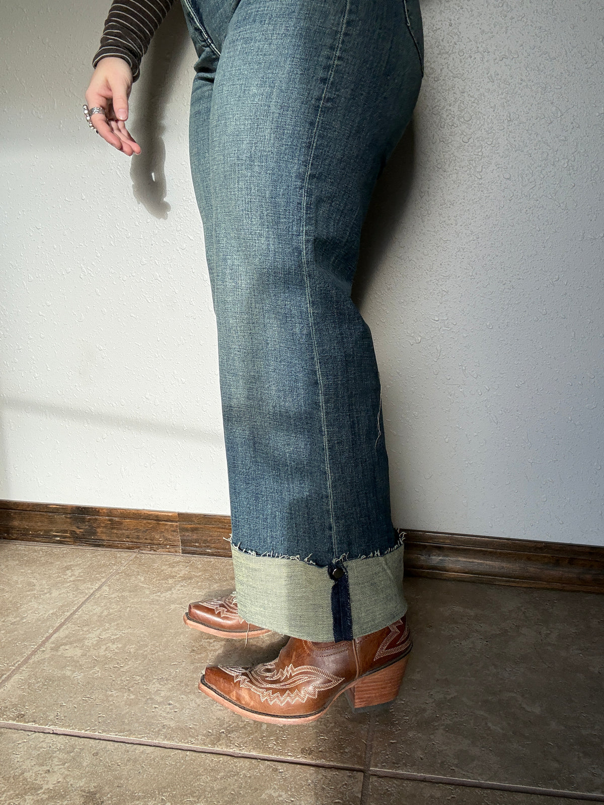 INSEAM TRANSFORM HIGH RISE TUMMY CONTROL VINTAGE WIDE LEG JEANS