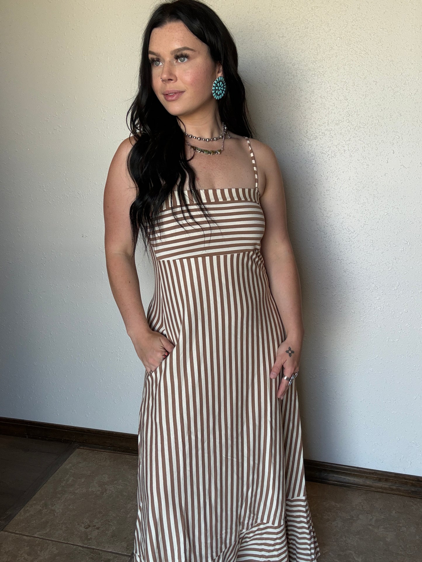 The Funnel Cake Maxi Dress