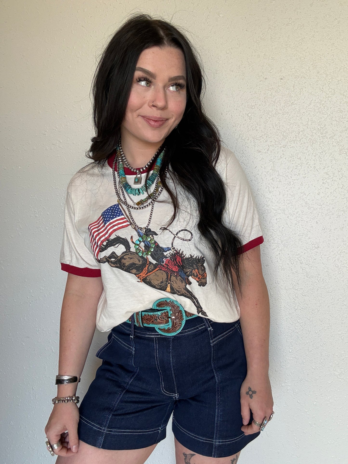 Dust and Glory Ringer Tee
