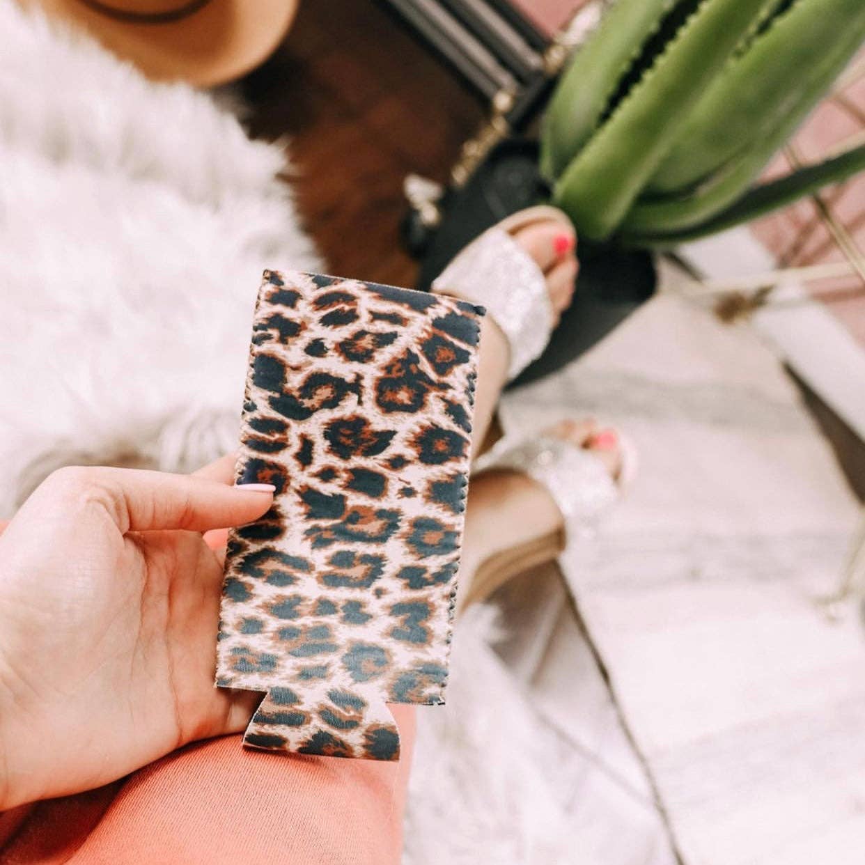 Leopard Tall Coozie
