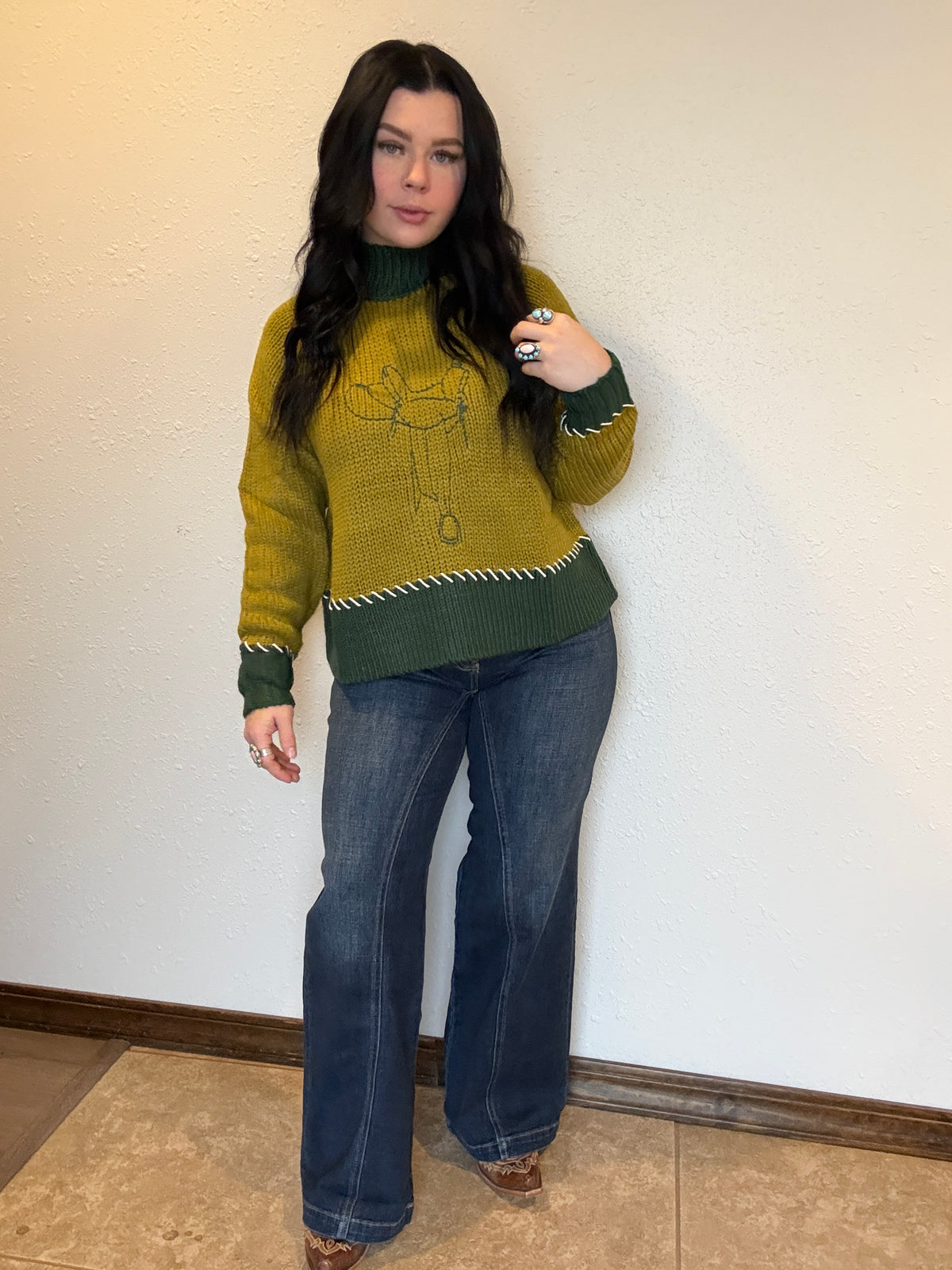 ULTRA HIGH RISE RELAXED FLARE LEG JEANS