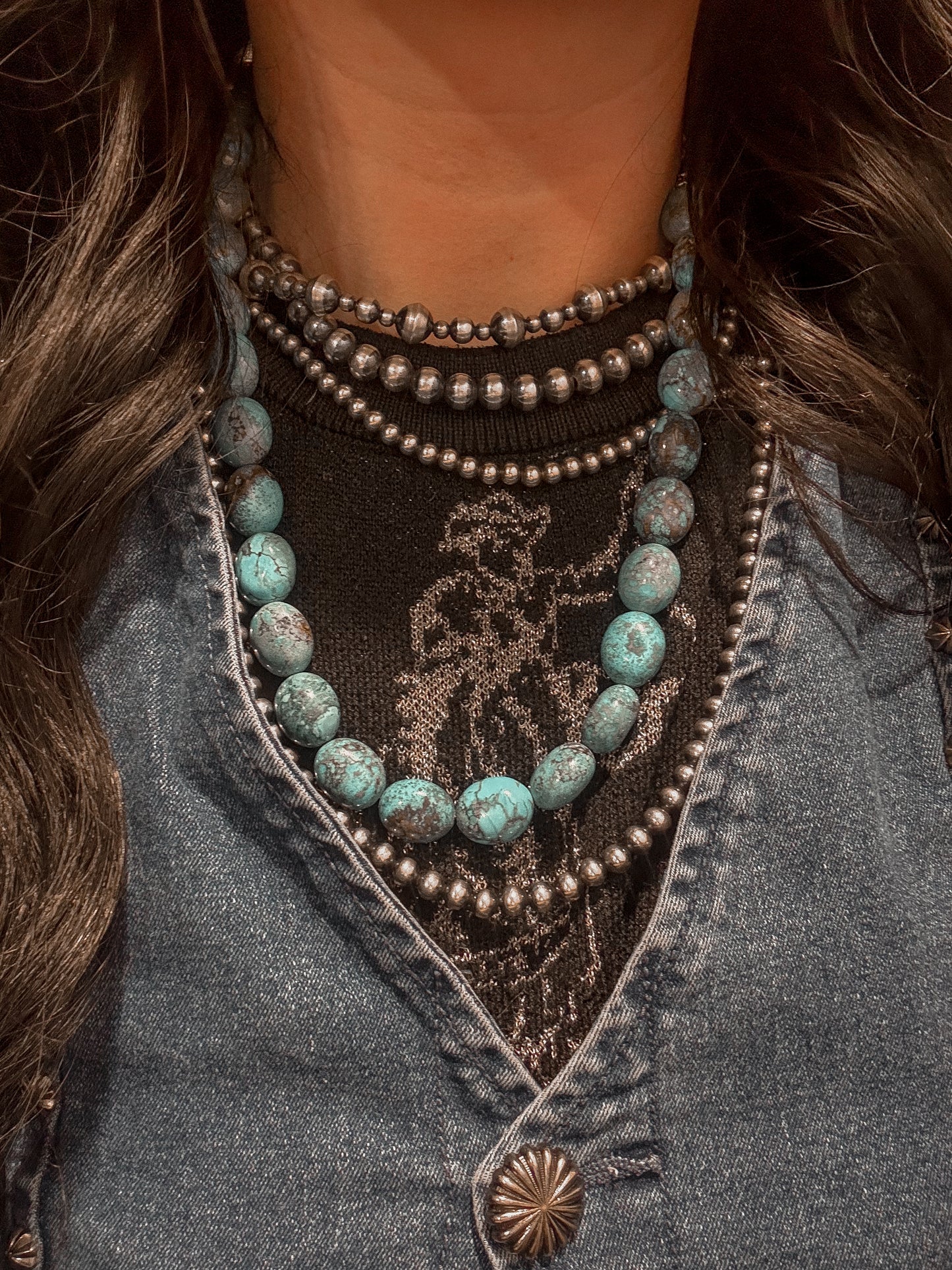 The Reata Turquoise Stone Necklace