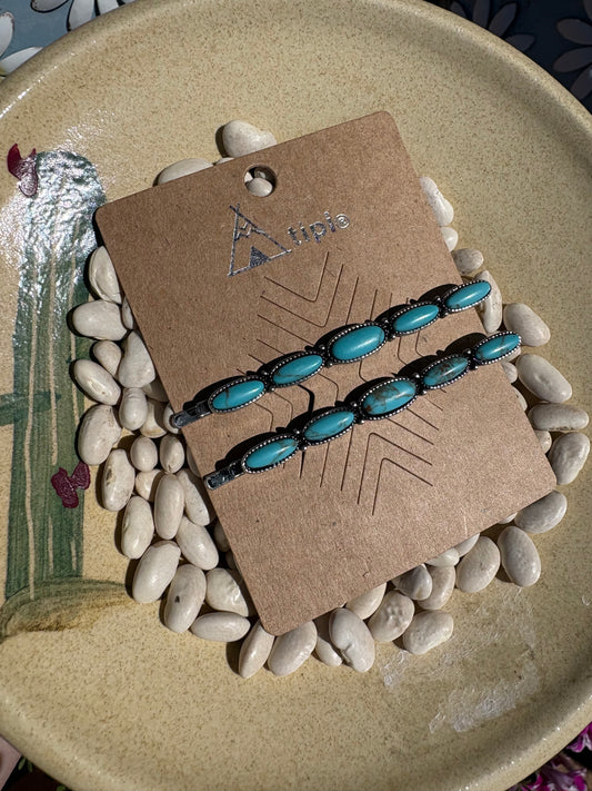 Turquoise Bobby Pin Set