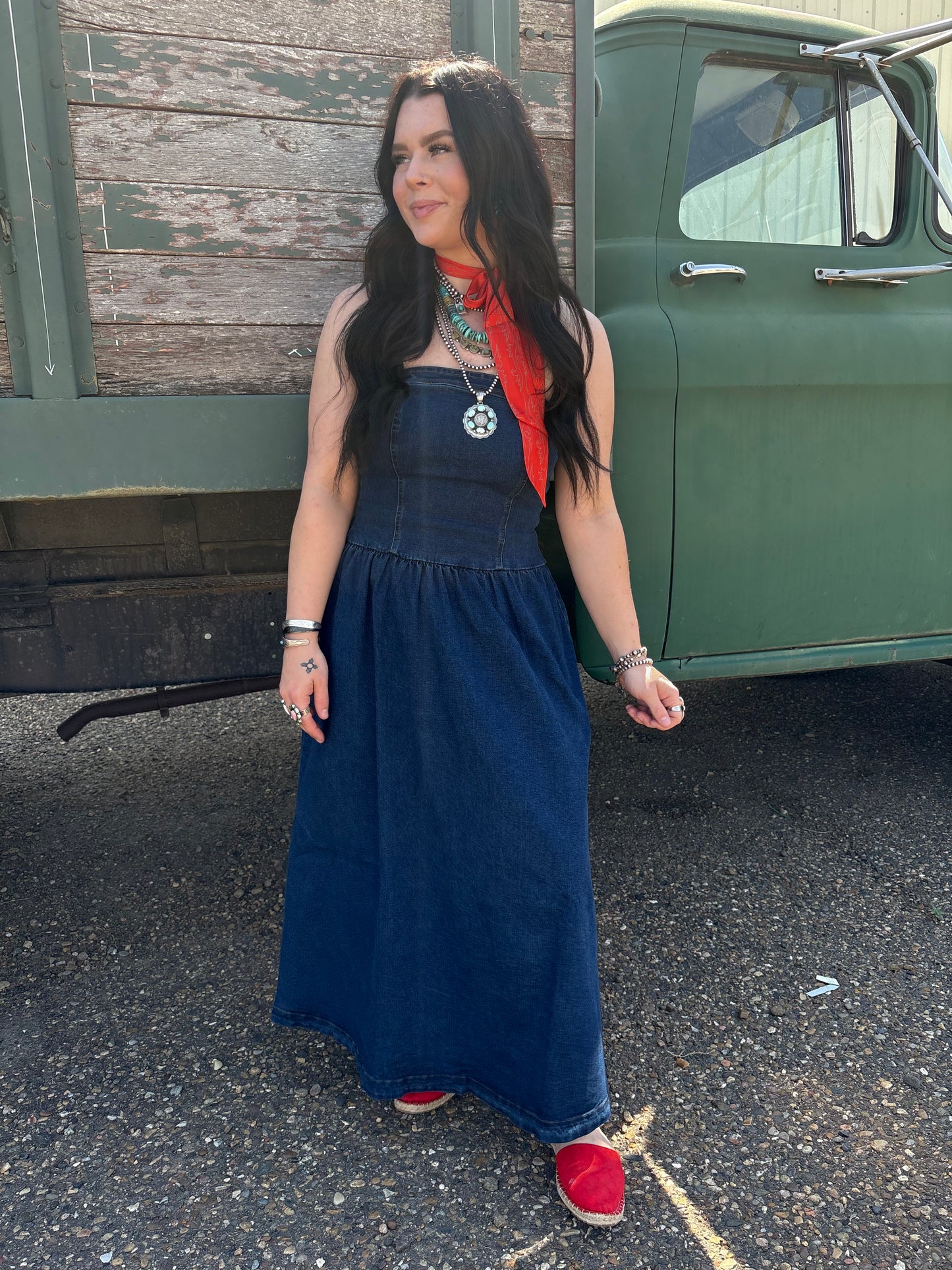 Americas Sweetheart Denim Dress