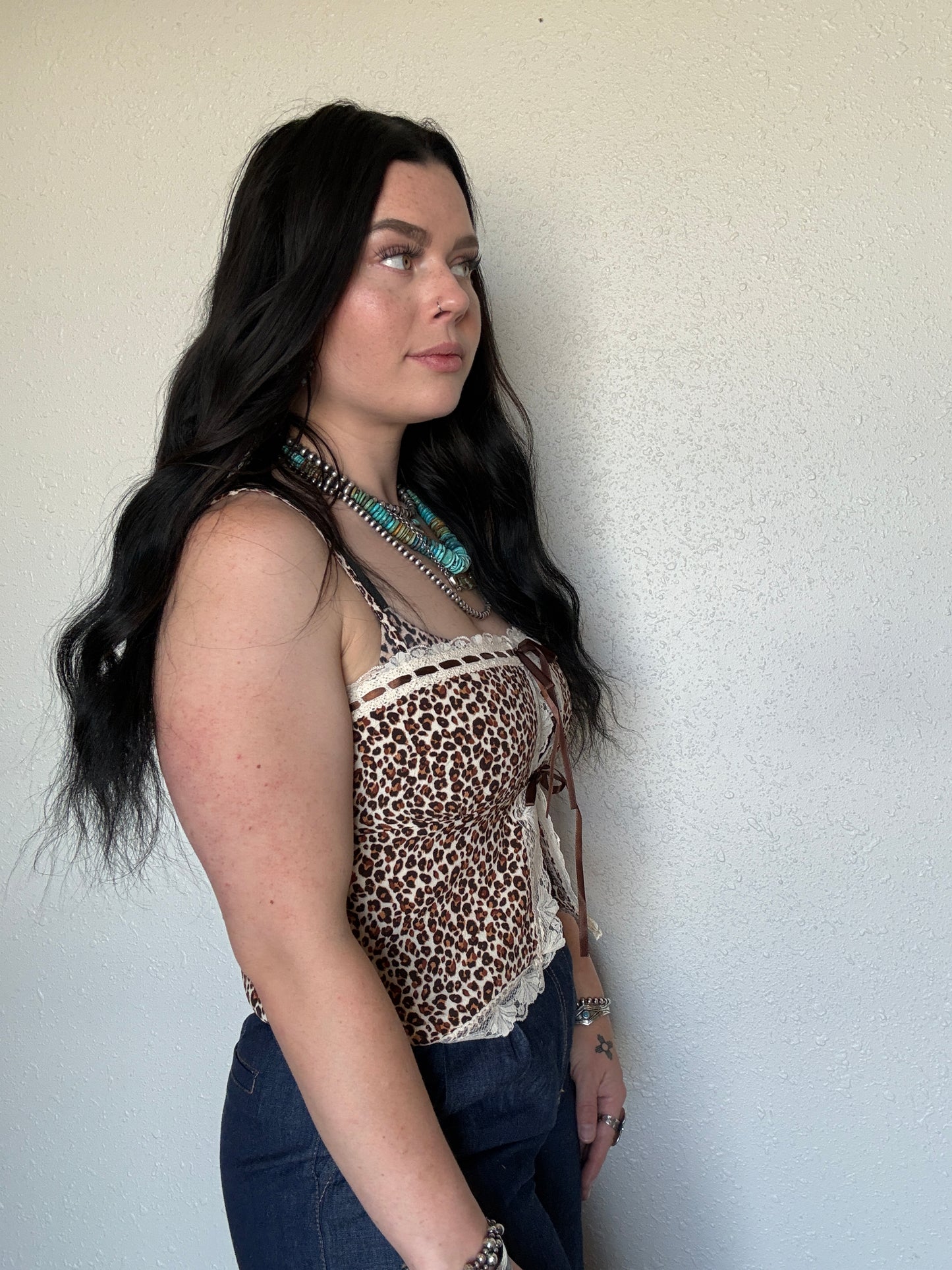 The Leopard Lady Lace Tank