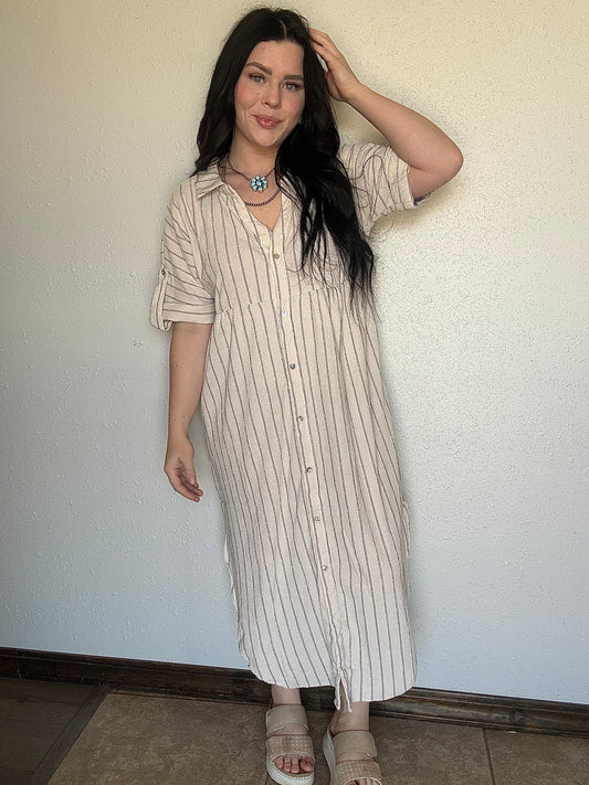 The Latte Casual Dress *Cream