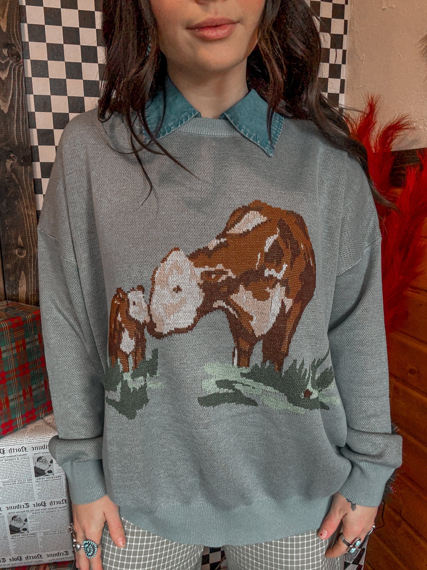 Greener Pastures Sweater