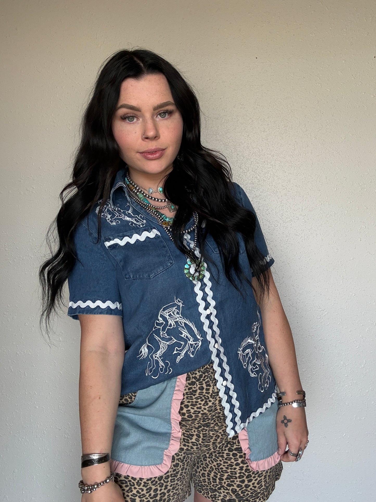 The American Cowboy Denim Short Sleeve