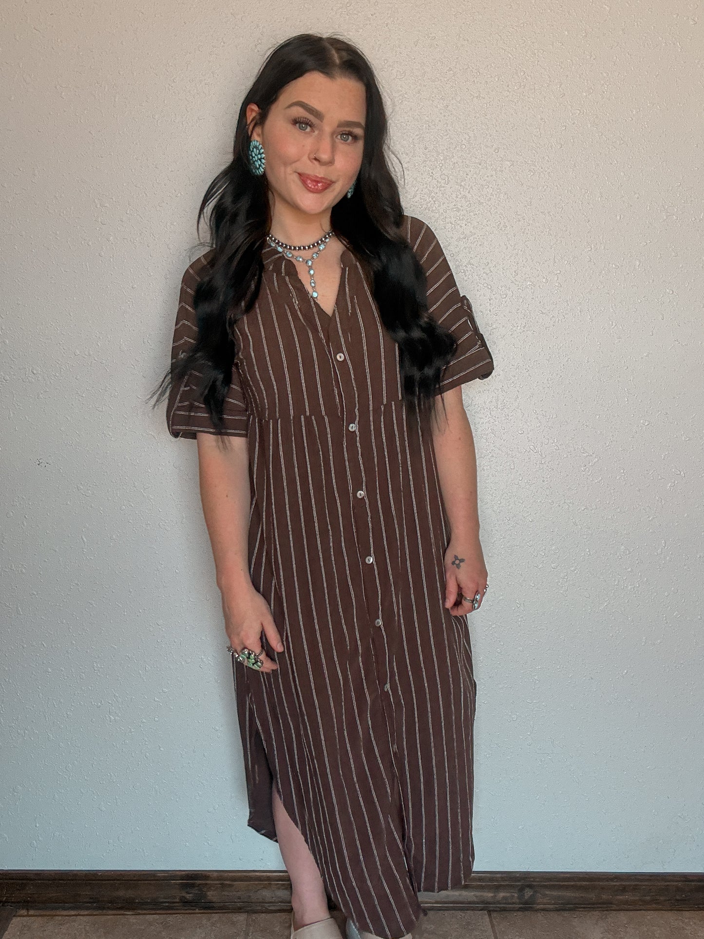 The Latte Casual Dress *Chocolate