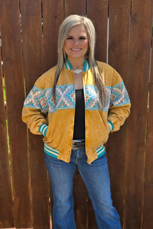 90’s Bomber *Mustard PRE-ORDER