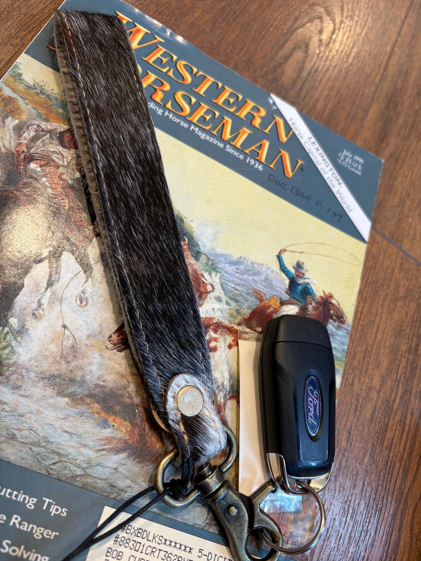 Dasota Hairon Hide Key Fob