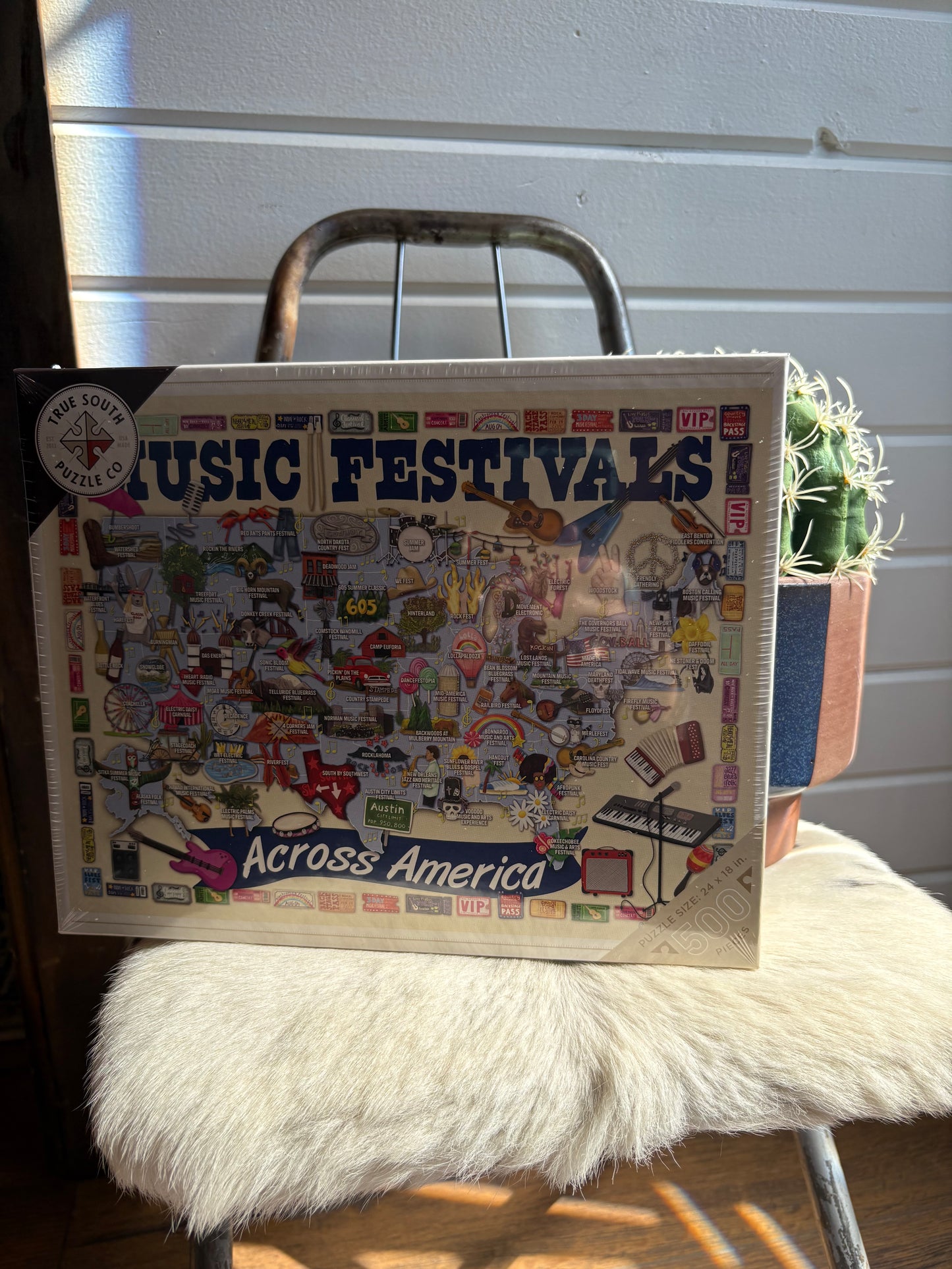 Music Festivals 500 Piece Puzzle