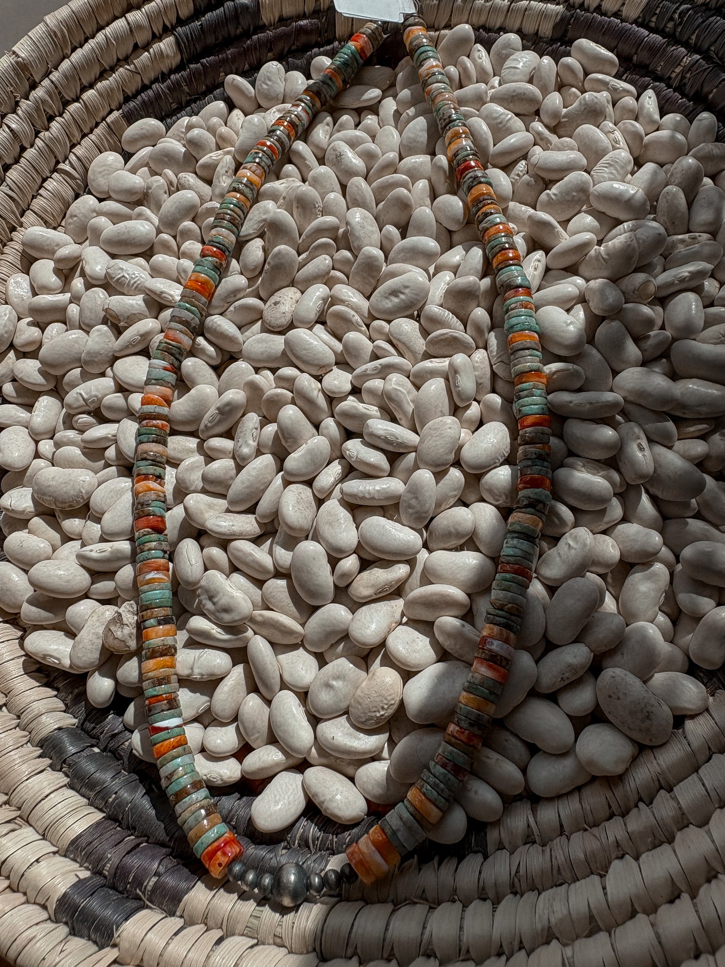 Mixed Stone & Sterling Silver Necklace
