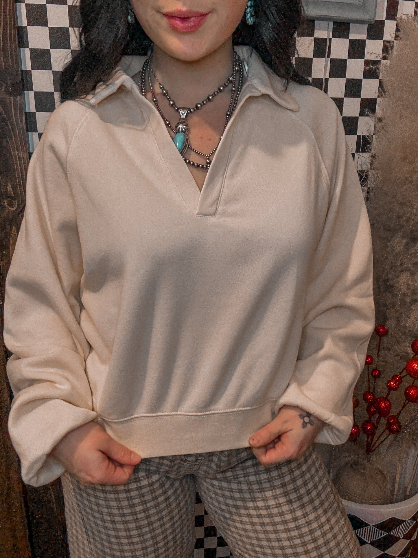 The Yellow Pony V Neck