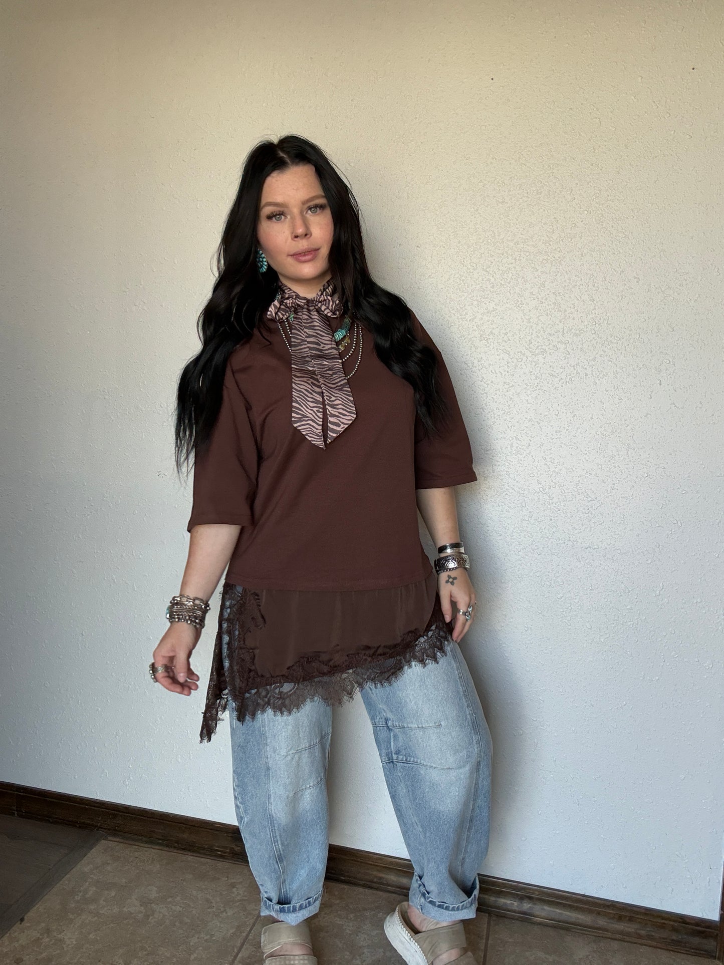 The Bay Pony Oversized Lace Tee