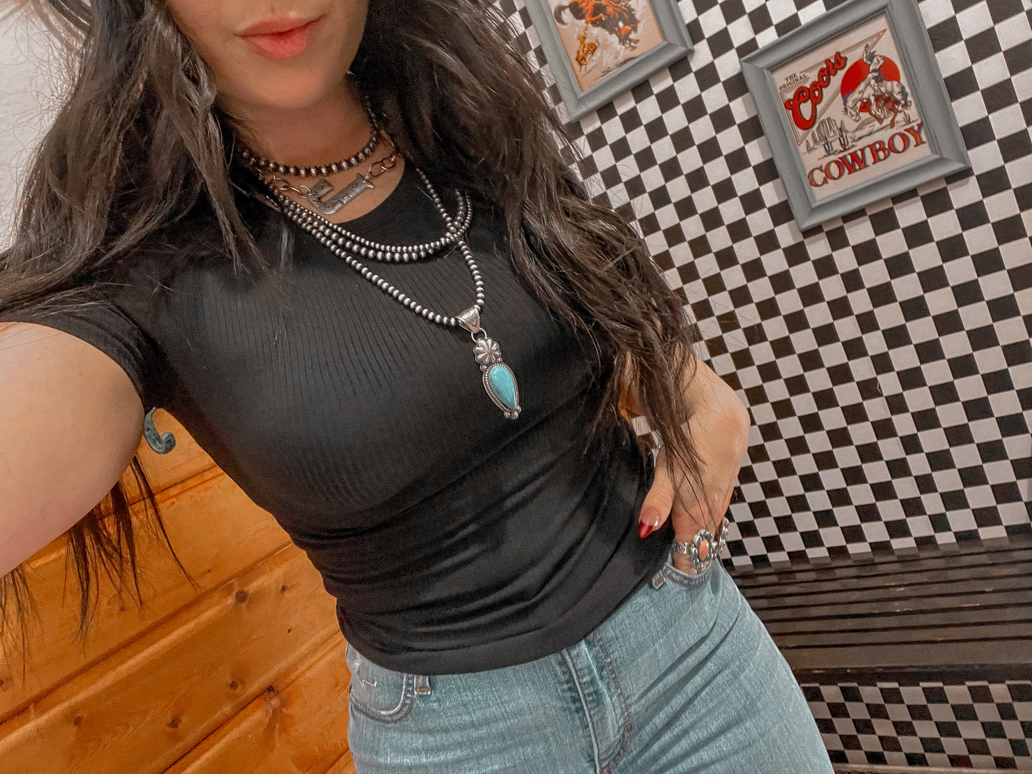 Classic Ribbed Crewneck Tee *Lux