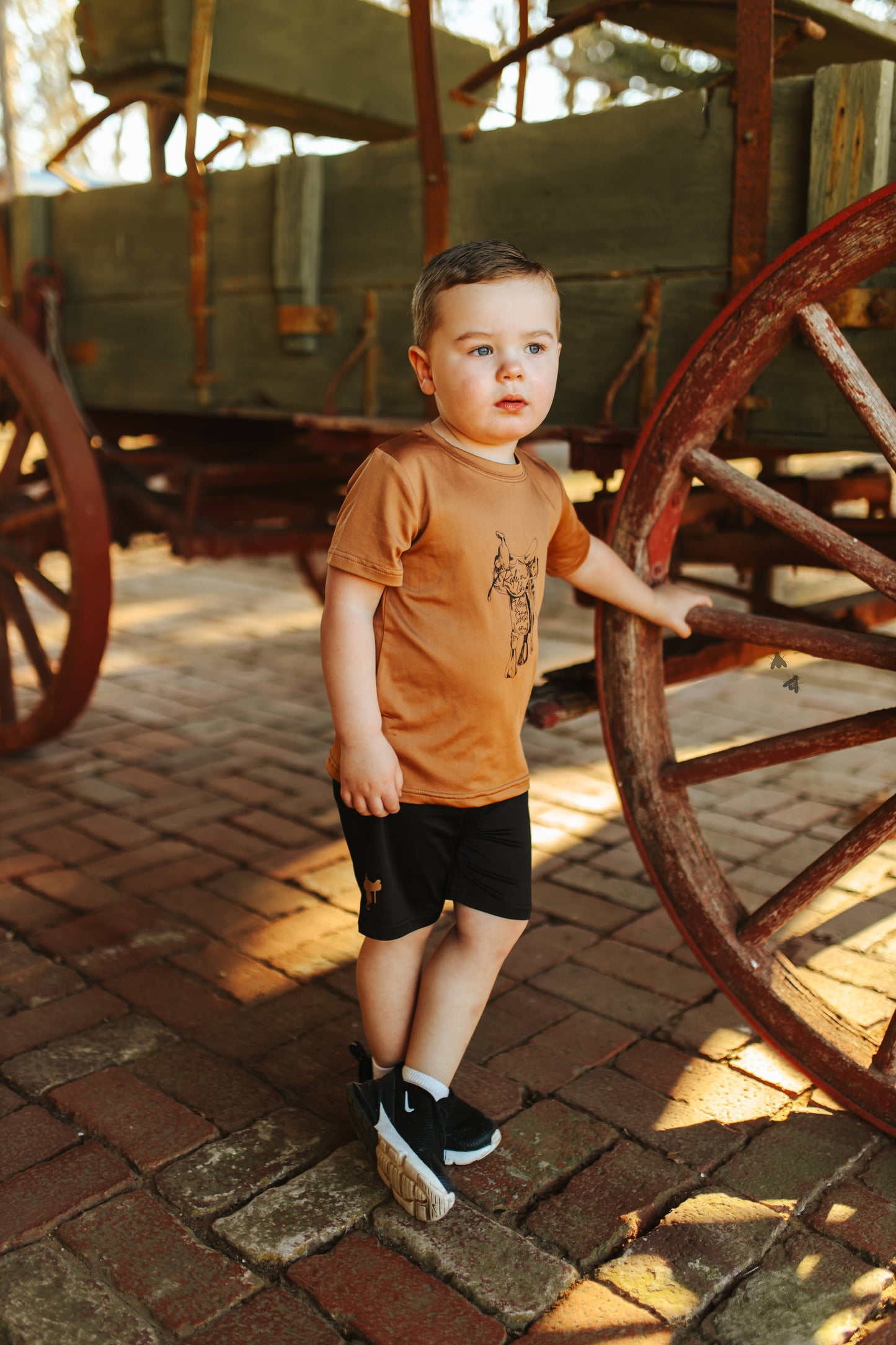 Ranchy Rascals Short+Tee *Saddle