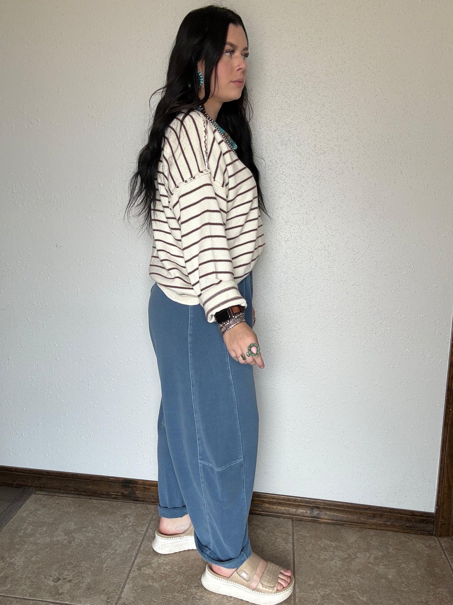 The Blue Cowboy Barrel Sweatpant
