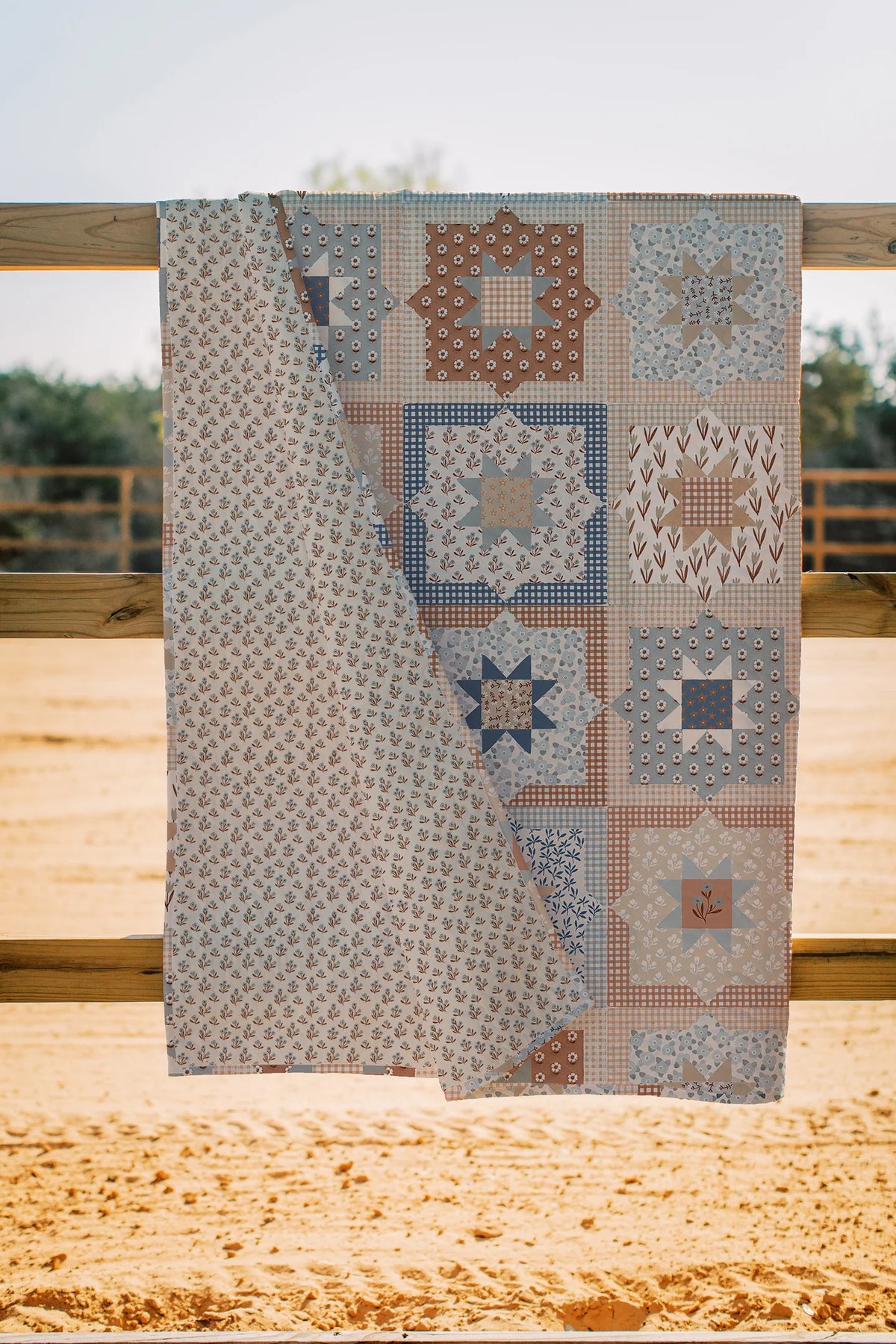 Gwen Patchwork Linen Quilt *QUEEN