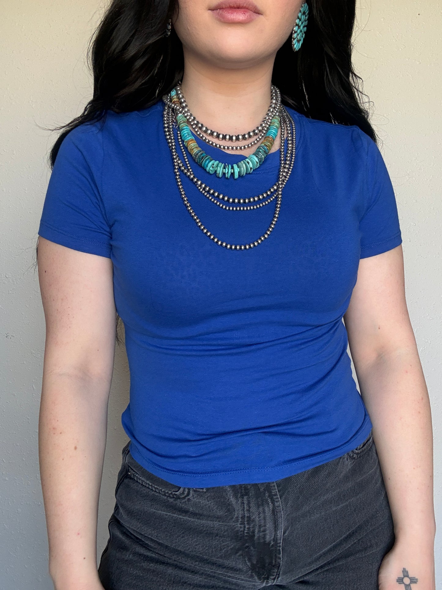 Cotton Basic Tee *Royal