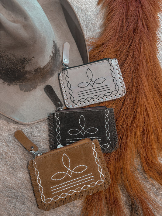 Boot Stitch Coin Purse