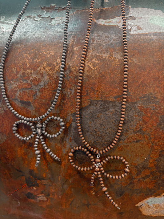 Dangle Bow Necklace