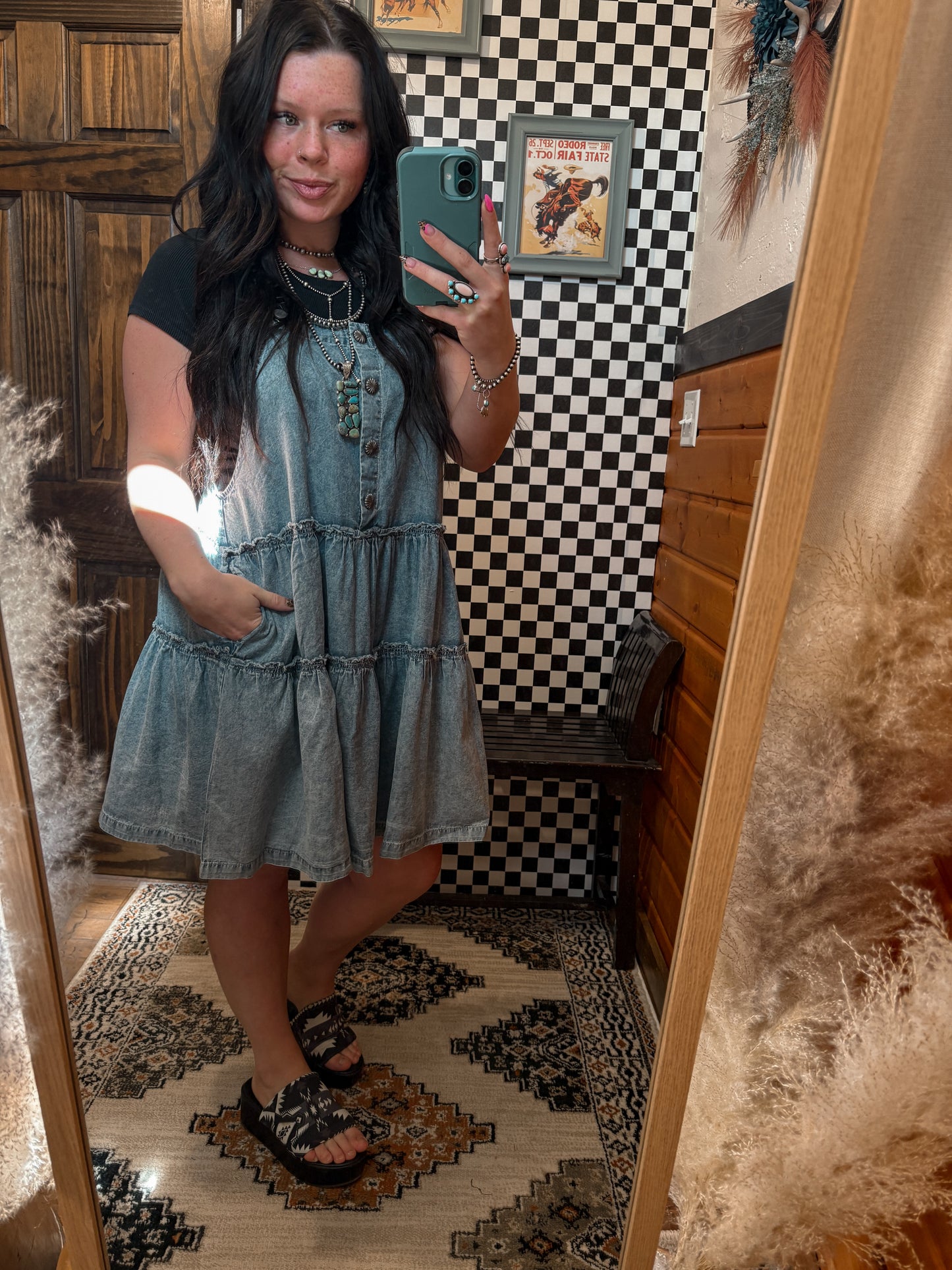 Downhome Darlin’ Denim Dress