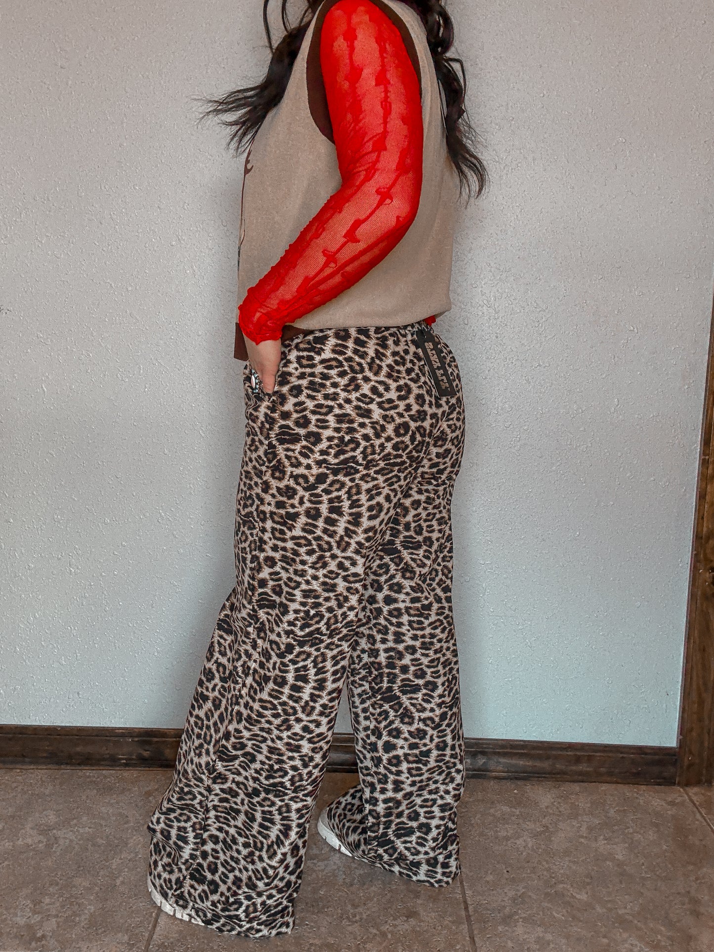 Leopard Boxer Pant