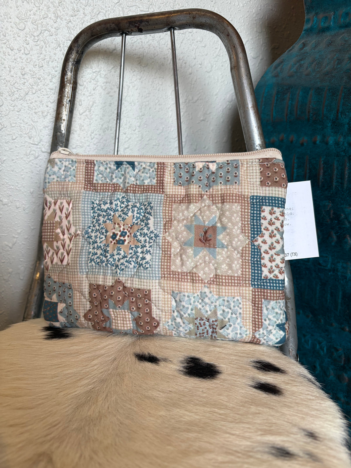 Gwen Patchwork Quilted Makeup Bag