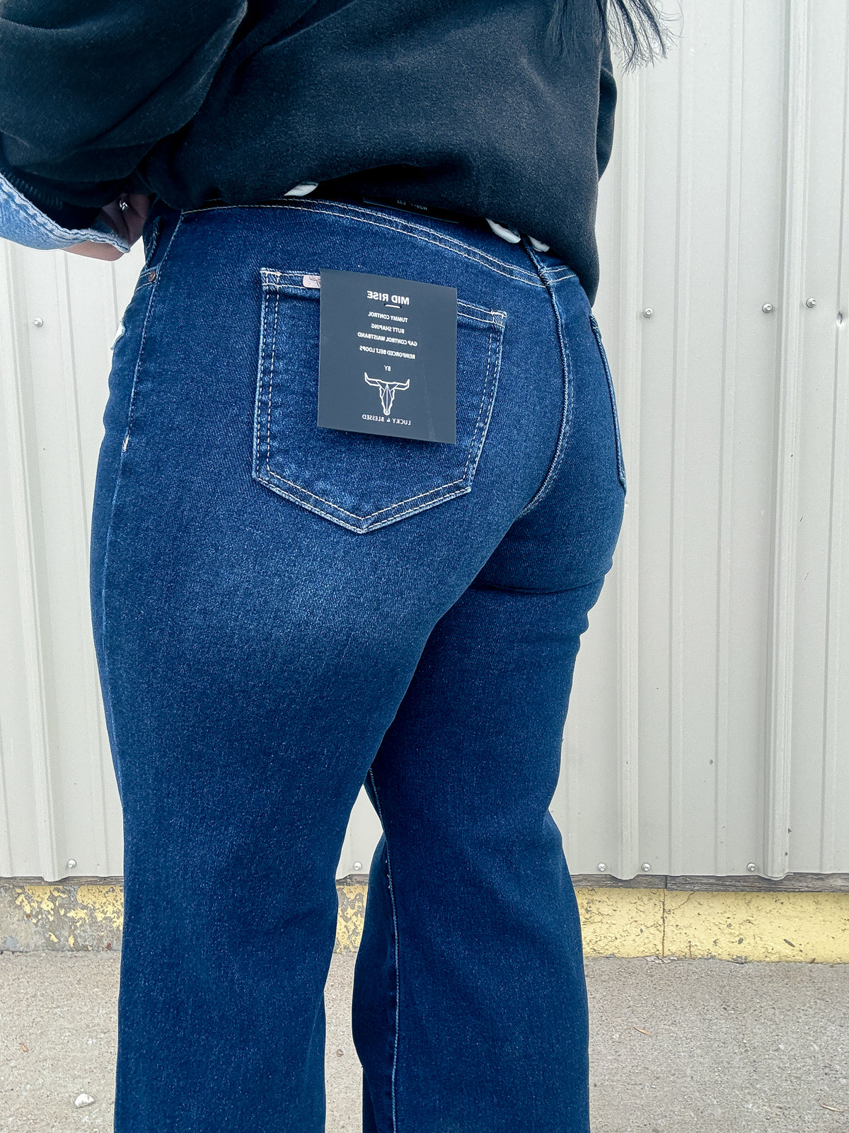 Dark Wash Arrow Denim