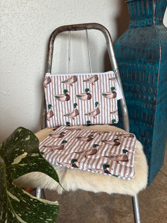 Mallard Duck Makeup Bag