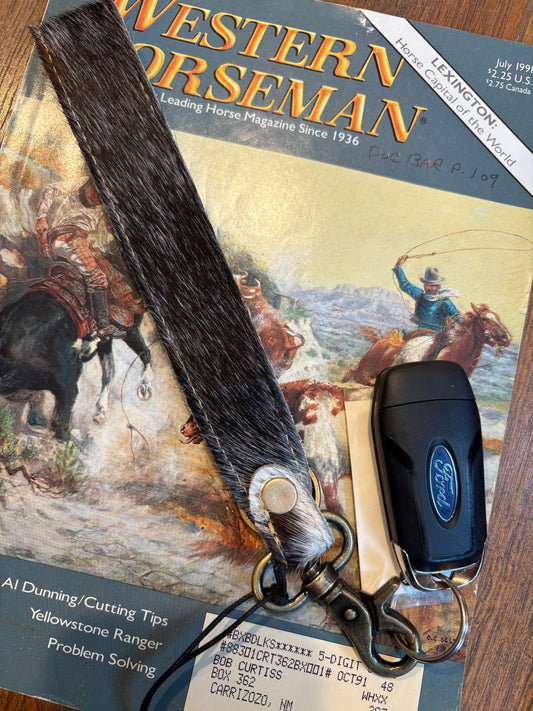 Dasota Hairon Hide Key Fob