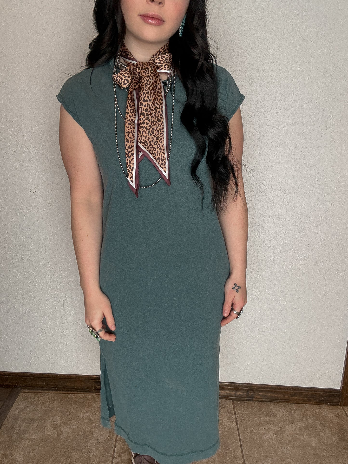 The Teal Casual Dress