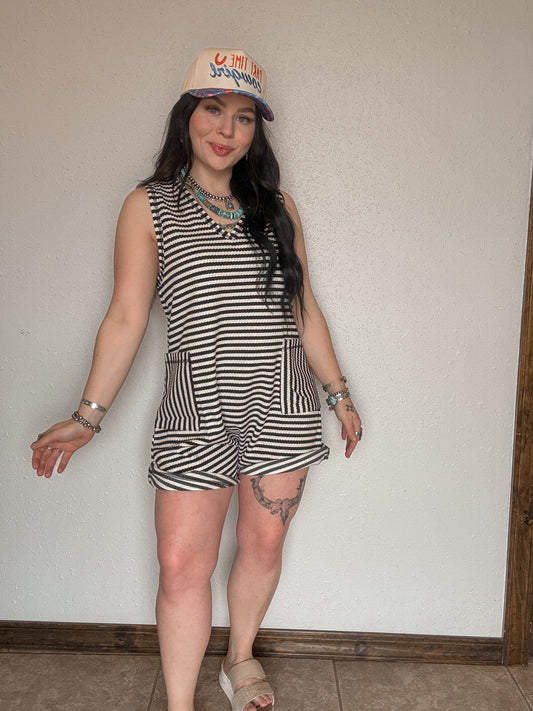 The Casual Cowgirl Romper